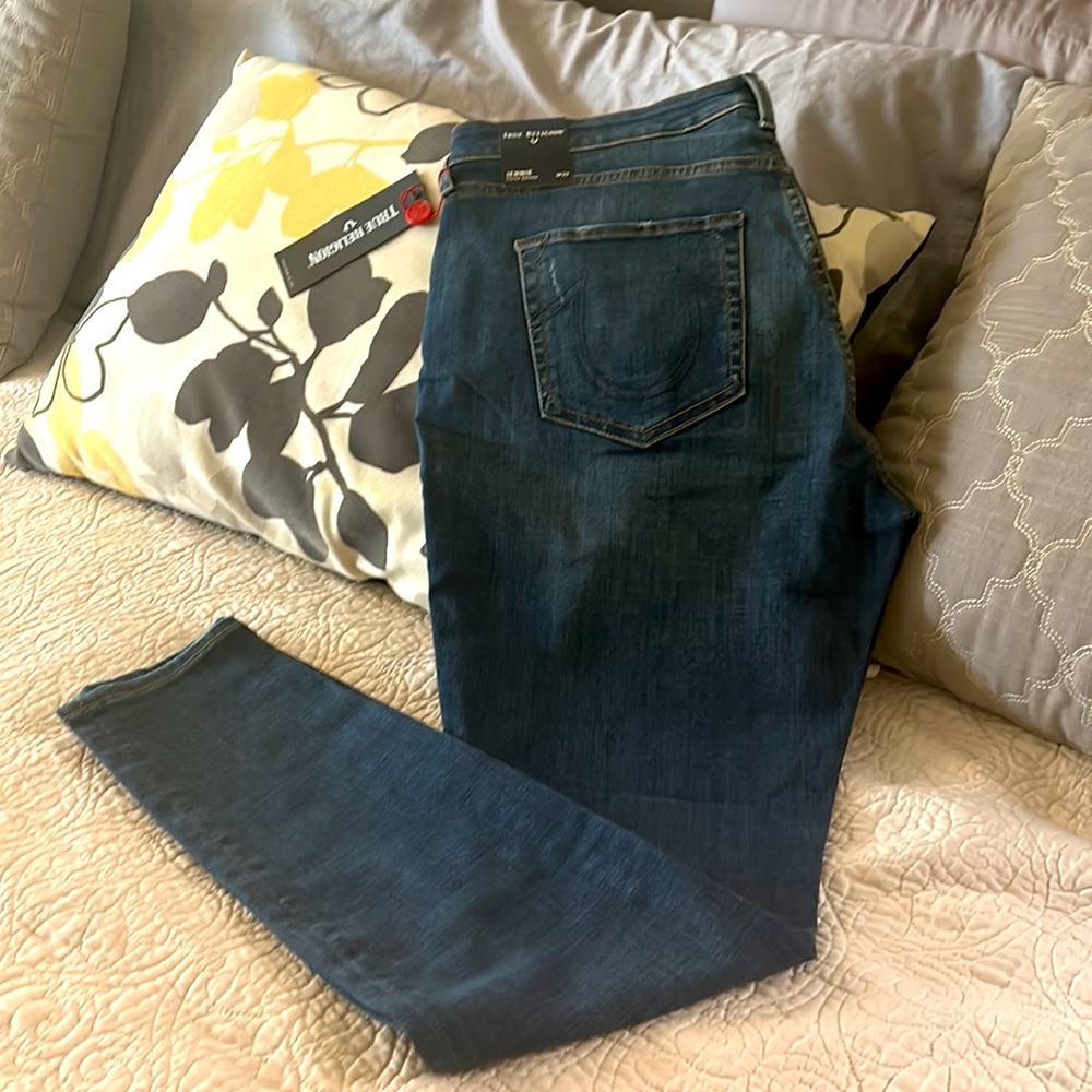 True Religion Jennie curvy midrise skinny, size 32